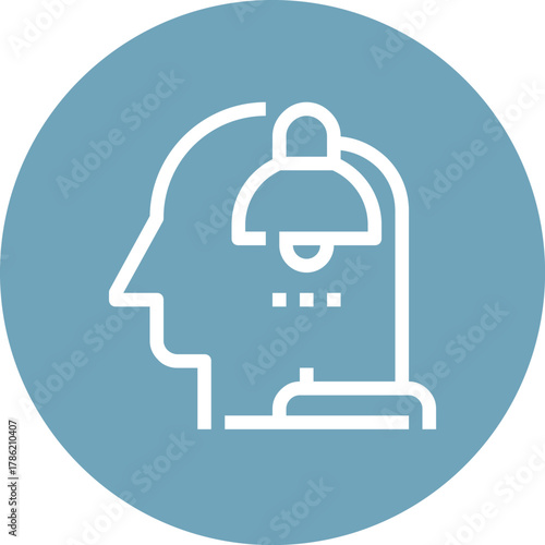 Modern overtime work flat line vector illustration icon design concept. Icon for mobile and web graphics. Flat symbol, logo creative concept. Simple and clean flat pictogram