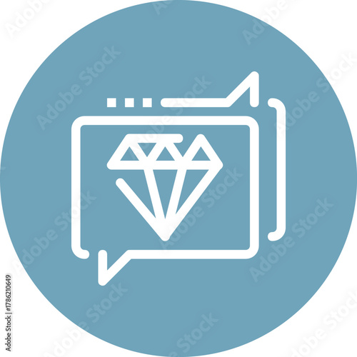 Modern premium service flat line vector illustration icon design concept. Icon for mobile and web graphics. Flat symbol, logo creative concept. Simple and clean flat pictogram