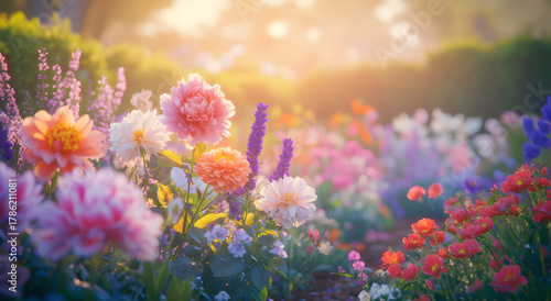 Fototapeta Naklejka Na Ścianę i Meble -  spring flowers in the meadow