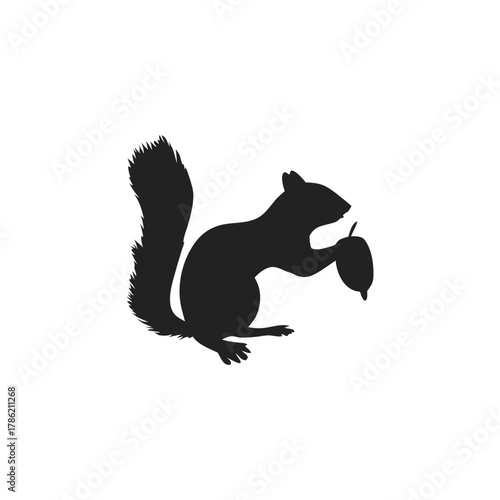 Squirrel Silhouette Vector