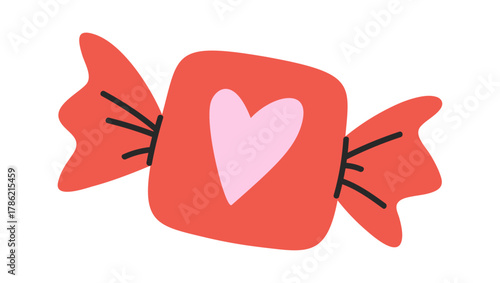 Candy sweets Valentines day design