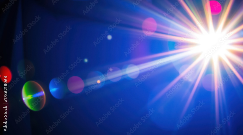Obraz premium Radiant Light, Intense Starburst Effect