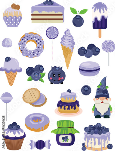 Delicious Blueberry Desserts and Sweet Treats Collection