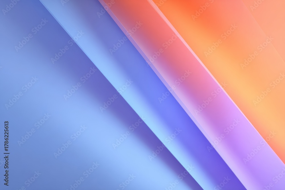 Fototapeta premium Colorful layers of vibrant paper create an artistic background in soft tones during daylight hours in a well-lit studio environment