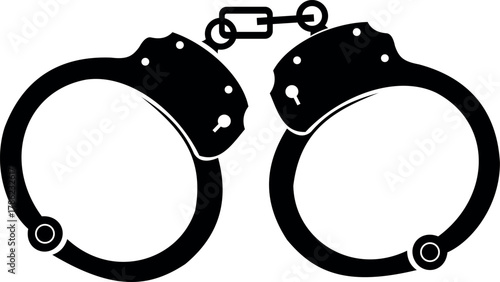 handcuff vector illustration design 