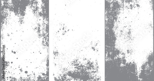 Distressed abstract texture in monochrome colors for creative background and design overlay. Uneven grunge black and white texture abstract background for artistic decoration and print design. 