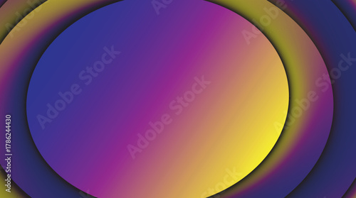Abstract Radial Gradient Background with Concentric Textured Moiré Rings