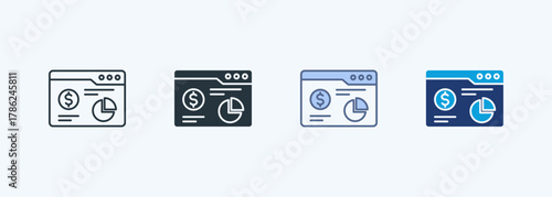 Online Marketing Multiple Style Icon Collection