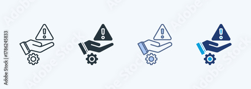 Risk Management Multiple Style Icon Collection