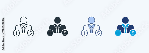 Investor Multiple Style Icon Collection