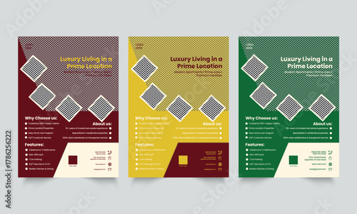 Real Estate  Property sale Flyer Design For Real estate Business. Home sale flyer design layout, print ready home sale flyer design