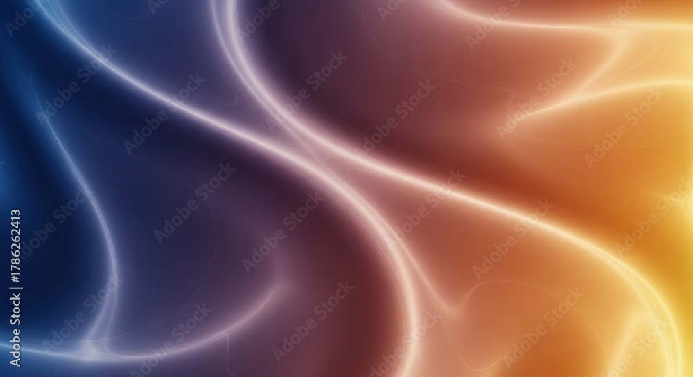 Obraz premium Abstract background with smooth flowing lines and gradient color