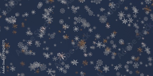 Abstract snowflake backgrou...