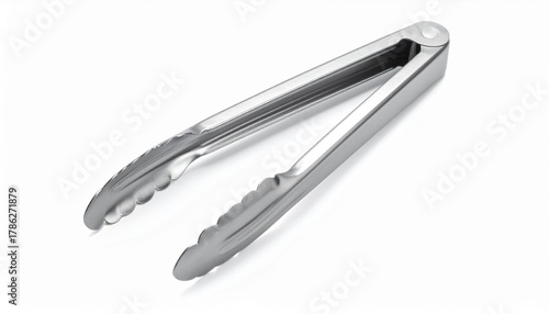 Stainless Steel Kitchen Tongs with Scalloped Edges – Precision Grip Tool for Cooking, Serving, and BBQ – Durable, Easy-to-Clean Design for Home Chefs and Professional Culinary Use