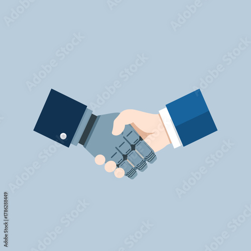 Handshake Between Human and Robot Collaboration and Technology Integration