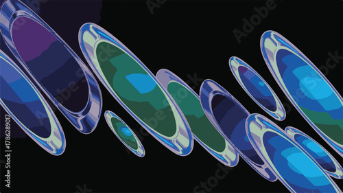 Colorful clothes pegs on black background