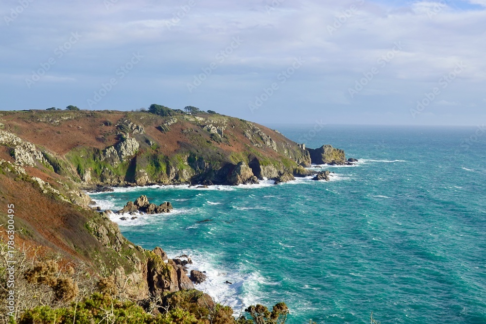 Fototapeta premium Guernsey Cliffs