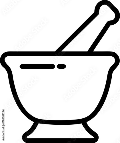 Mortar and pestle icon