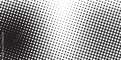 halfton pattern dot background texture overlay grunge distress linear vector. Futuristic Technology Concept