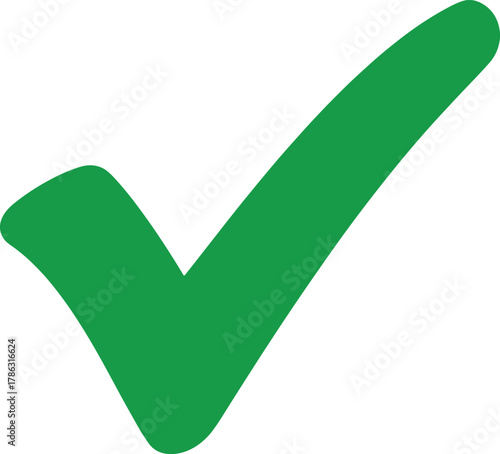 Free Download Green check mark symbol on white background tick - GFXLoad