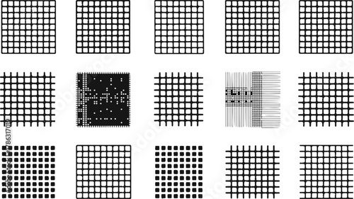 Abstract Grid Patterns