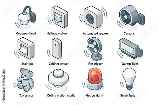Cell sensor switch transducer limit monitor icon icons motion control vector pressure