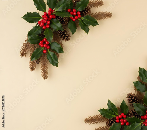 어디서나 반기는 고급스러운 크리스마스 화환, Elegant Christmas Wreath for Any Door