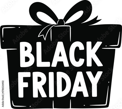 Black friday gift box
