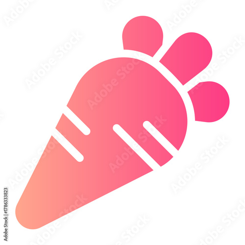 carrot gradient icon