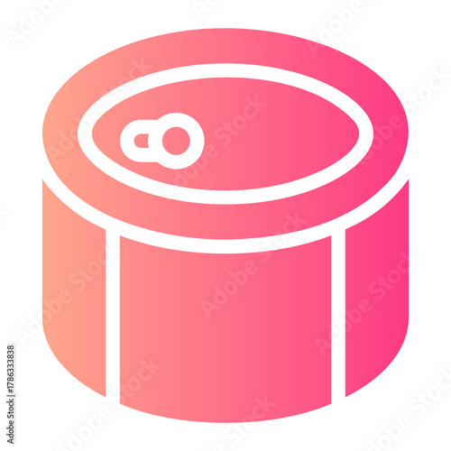canned food gradient icon