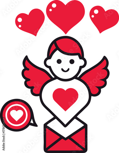 Valentine’s Day Love Shapes – Red Heart Collection