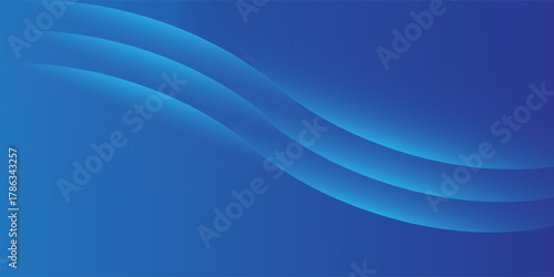 Modern simple abstract blue color background. Dynamic shapes composition art nice good