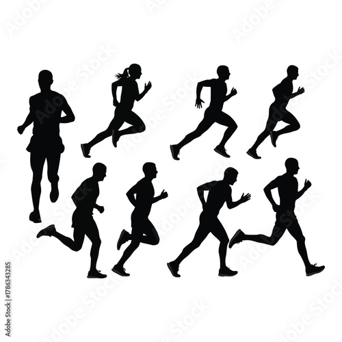 Runners silhouette collection