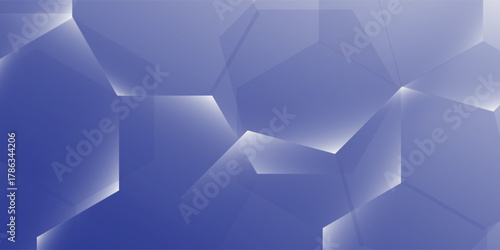 Modern abstract blue background with glowing geometric art nice