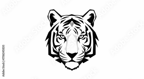 Animal Logo Vector Set, Wildlife Mascot Silhouette, Animal Head Illustration Design
