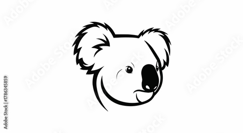 Animal Logo Vector Set, Wildlife Mascot Silhouette, Animal Head Illustration Design
