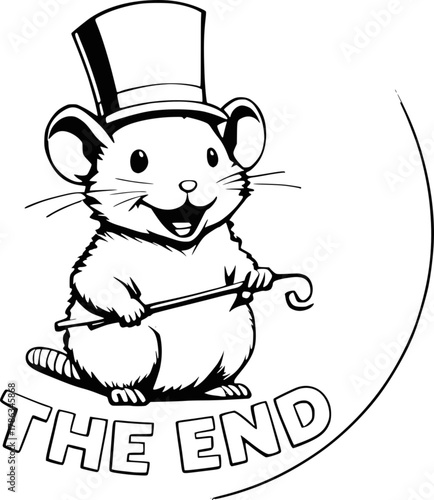 Whimsical Mouse Finale Illustration