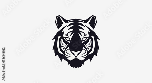 Animal Logo Vector Set, Wildlife Mascot Silhouette, Animal Head Illustration Design
