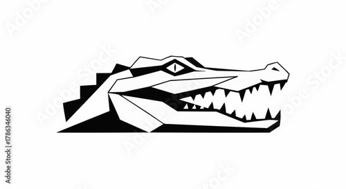 Animal Logo Vector Set, Wildlife Mascot Silhouette, Animal Head Illustration Design
