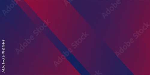 Abstract blue red banner geometric shapes background. Vector abstract graphic design banner pattern presentation background web template.