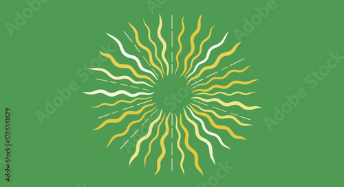 Radiant Burst of Joyful Energy Abstract Sparkle Explosion Bursting Outwards isolated on transparent background