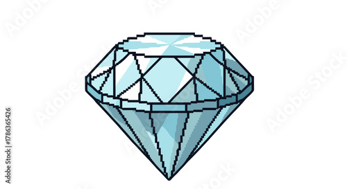 Sparkling Diamond Gemstone Luxury Precious Stone Isolated on Transparent Background