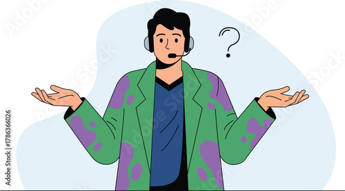 Customer Support Confusion Call Center Frustration Telecommunications Helpdesk Assistance Online Service Support