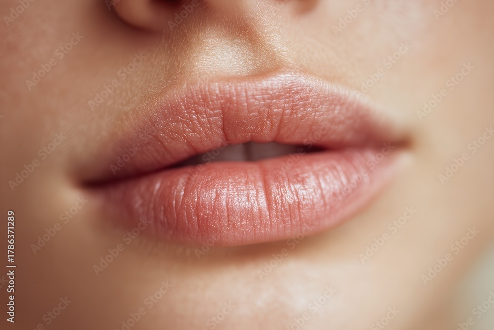 Obraz premium lip care in winter
