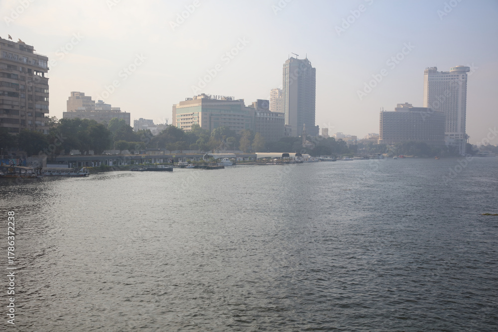 Naklejka premium General View of the Nile