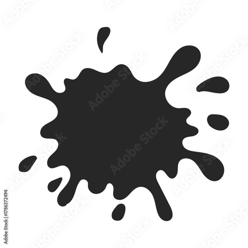 paint blot vector flat icon