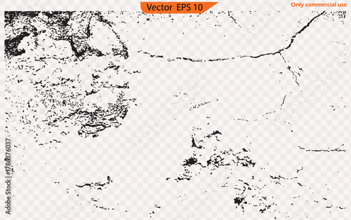 Abstract grunge background vector. Vector illustration of an abstract background. Cracked  background, cracked  effect, broken glass, cracked windows, cracked mirror or wall. EPS 10. 