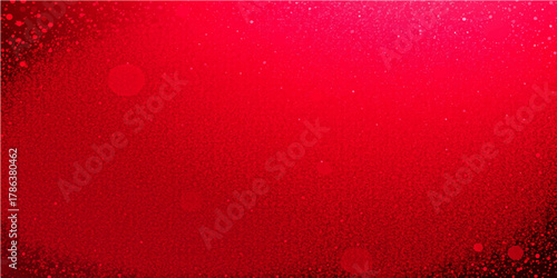 Dark red grunge texture paint on vintage paper with retro Christmas pattern design