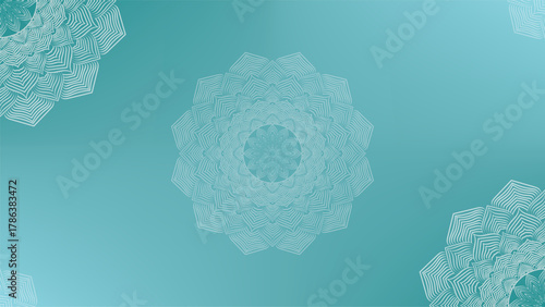 Mandala Background - Gradient round mandala .Hand Made design by vishal Singh. Christmas Fest