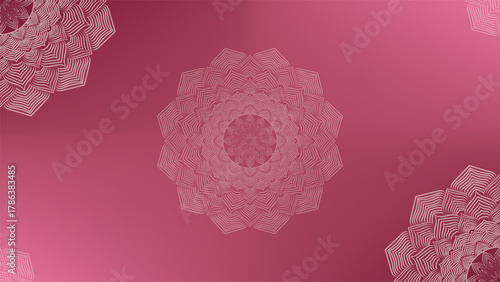 Mandala Background - Gradient round mandala .Hand Made design by vishal Singh. Christmas Fest